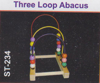 Three Loop Abacus Manufacturer Supplier Wholesale Exporter Importer Buyer Trader Retailer in New Delhi Delhi India